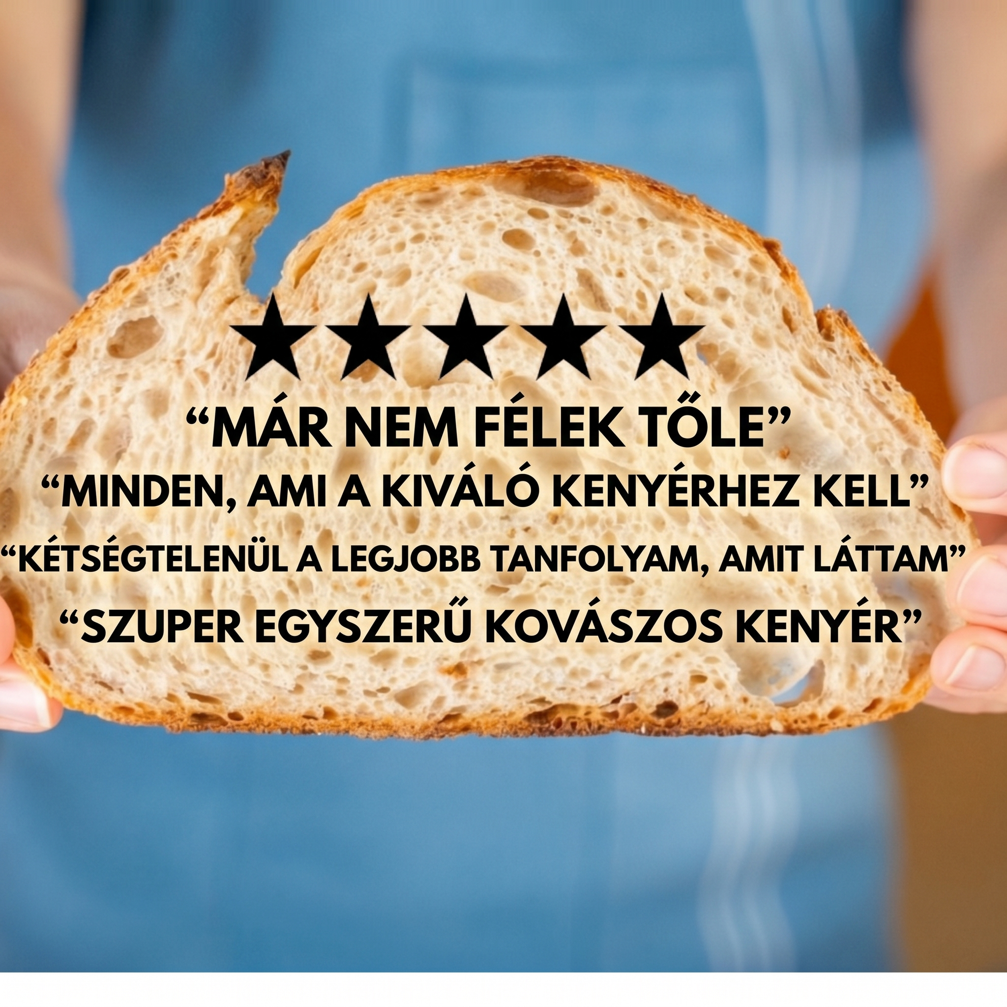 Kovászos Kenyér Mesterkurzus – Süsd meg az első kenyered 7 nap alatt