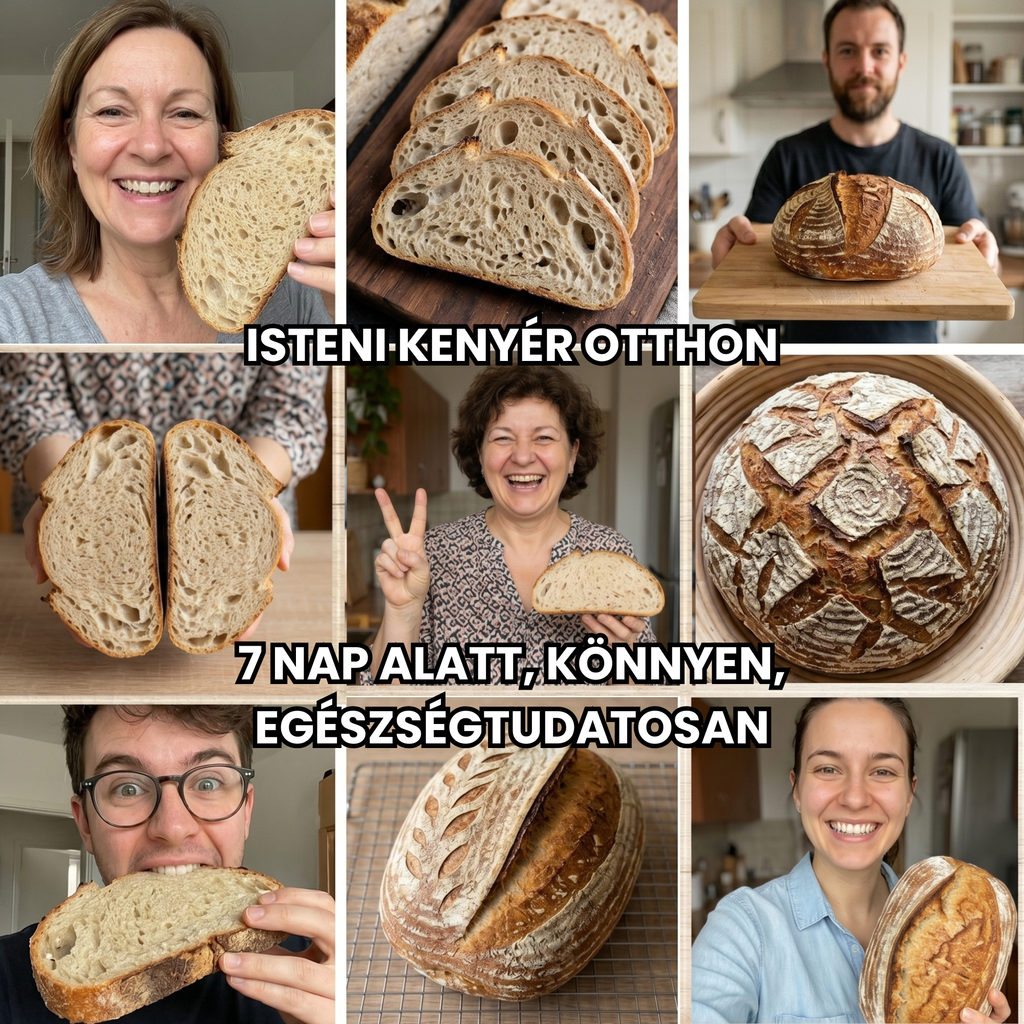 Kovászos Kenyér Mesterkurzus – Süsd meg az első kenyered 7 nap alatt